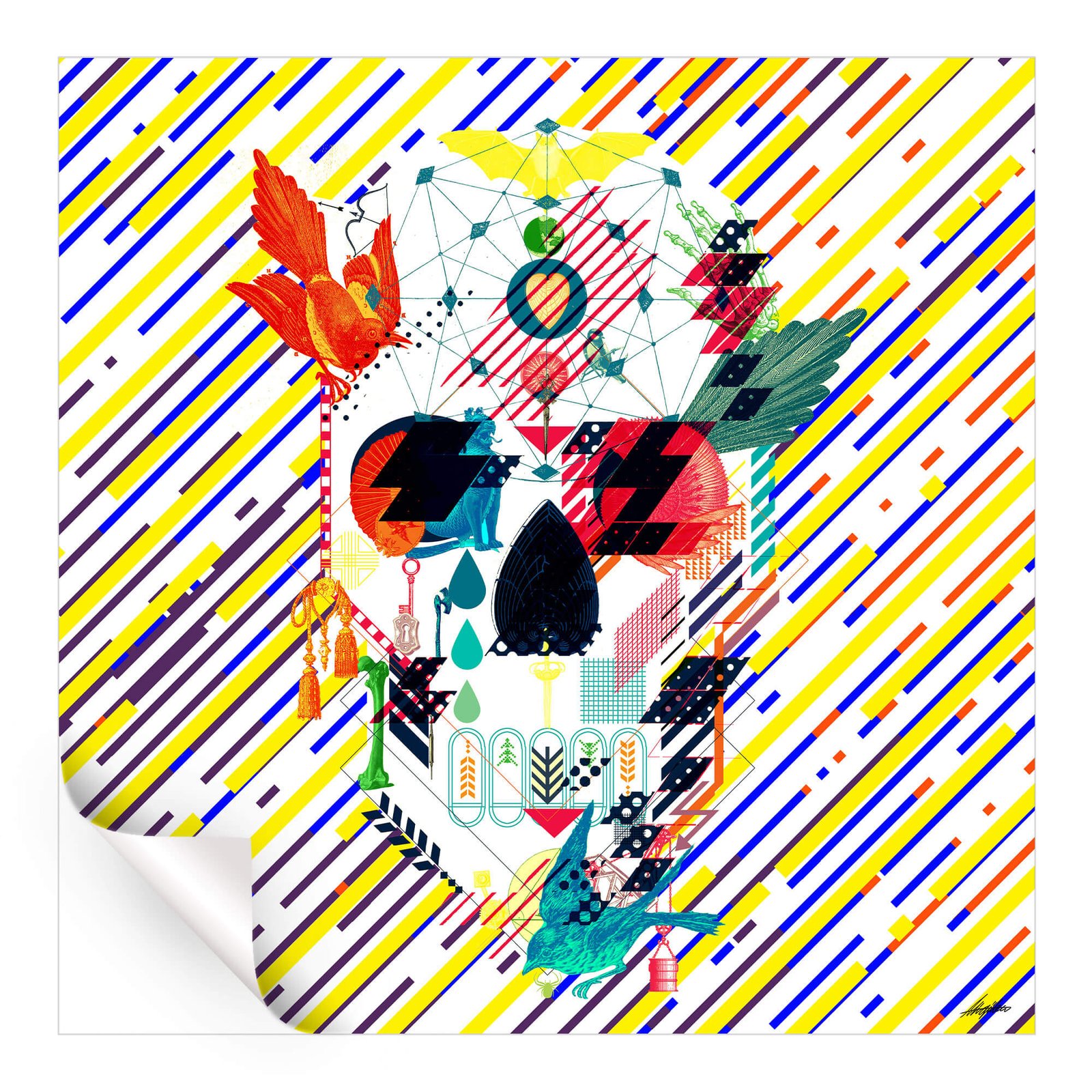 Abstract Skull - Image 3