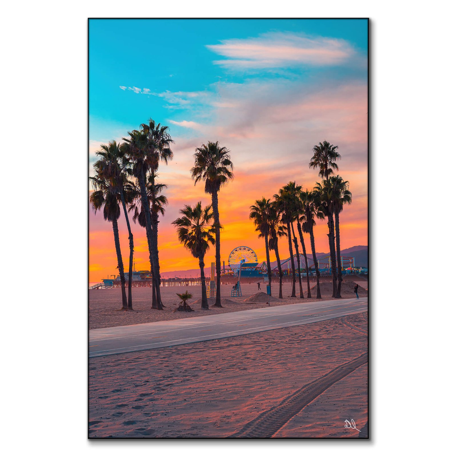 Blue and Orange Santa Monica