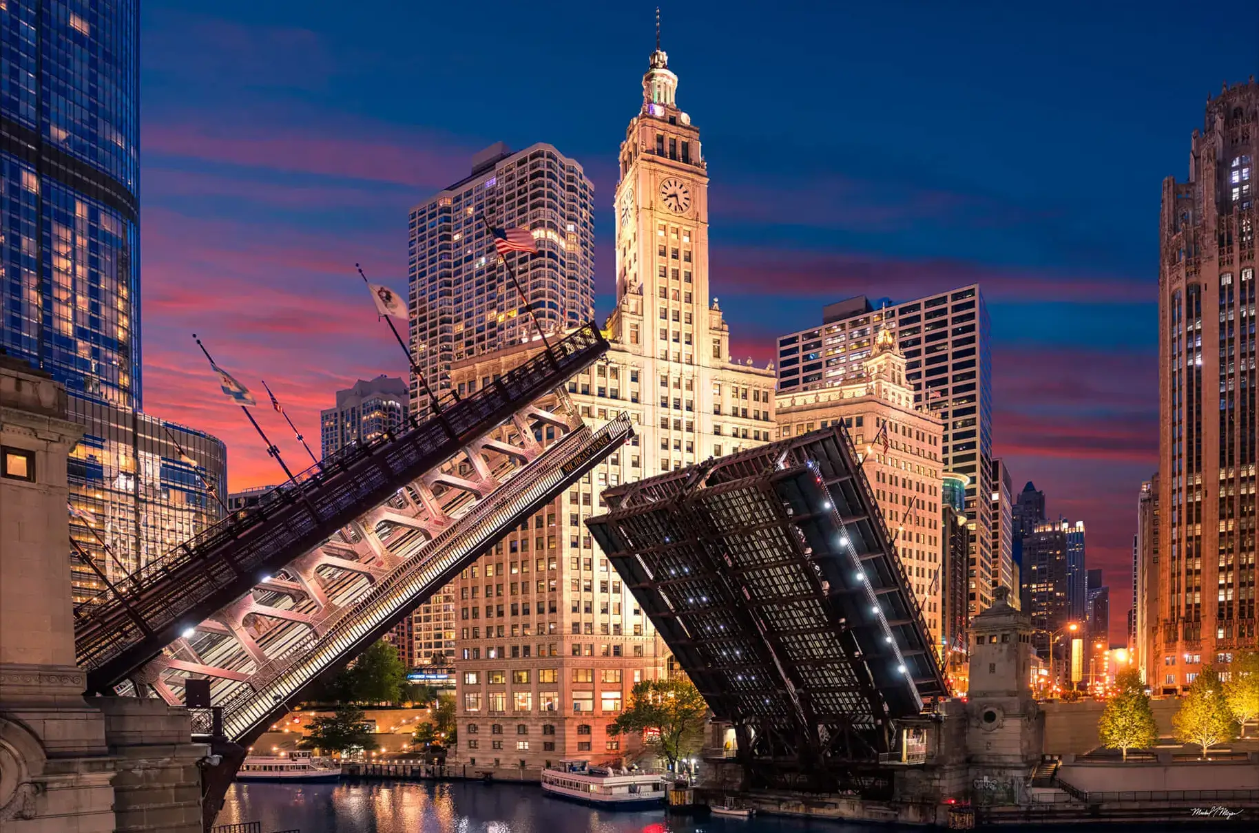 Wrigley Sunset - Image 2